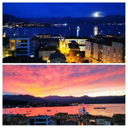 Centre Avec Vue Magnifique Sur Le Golfe D'ajaccio; Parking Prive. Ajaccio (Corsica)